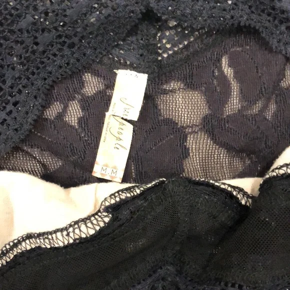 Lacey Black and beige Free People Dress - Picture 2 of 4